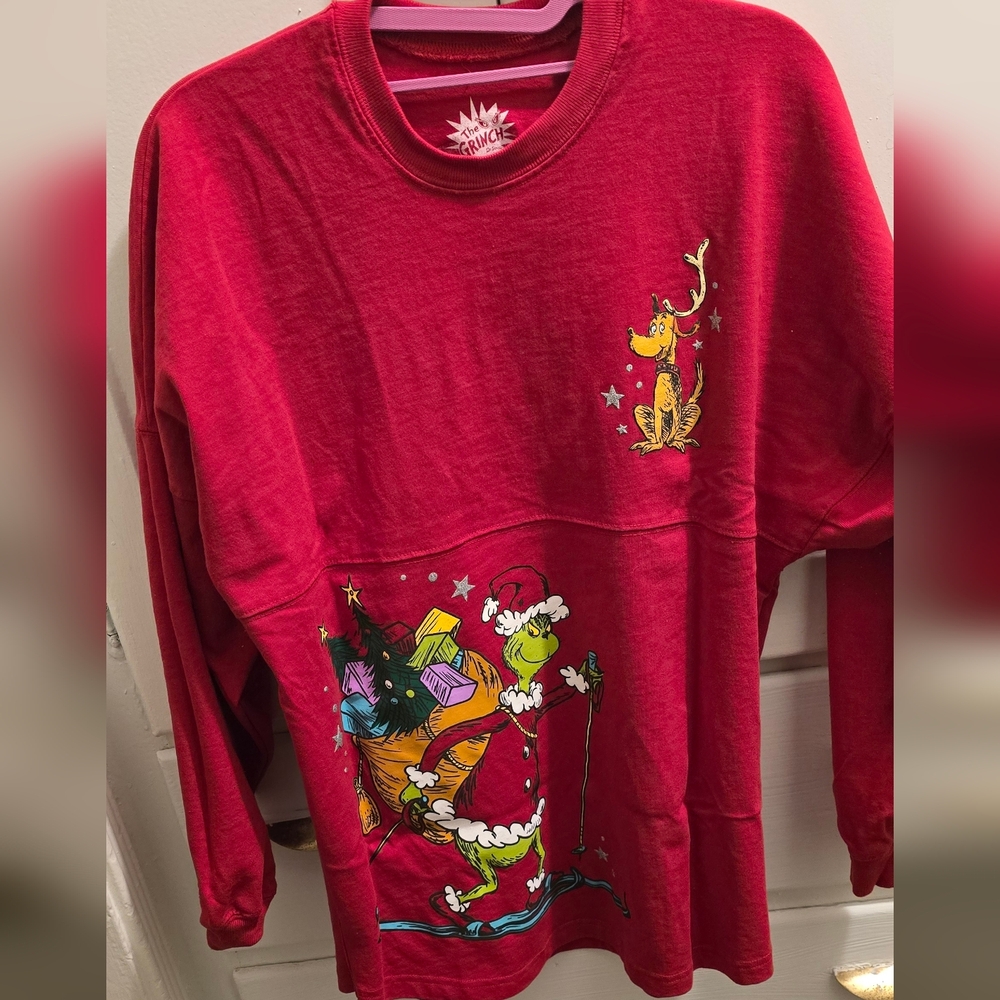 Universal Studios, Merry Grinchmas Sparkly Red Spirit Jersey